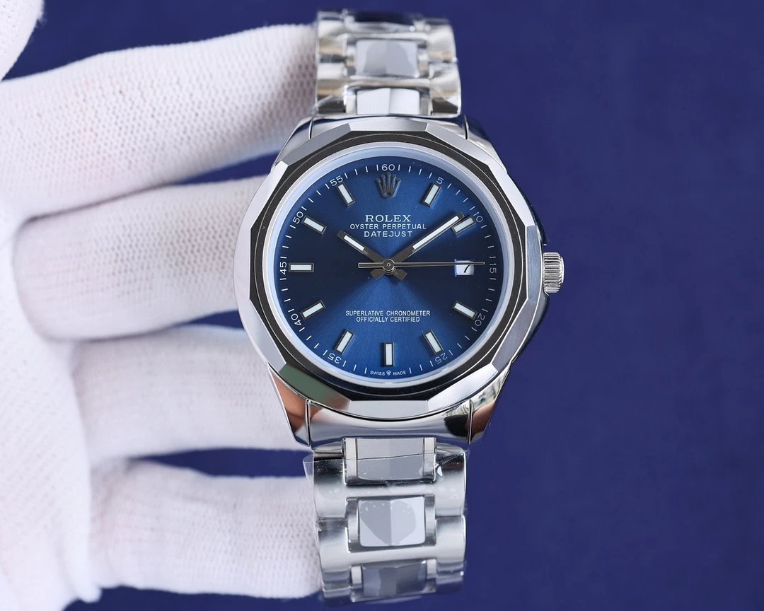 Rolex Oyster Perpetual Datejust Watch - Blue Dial