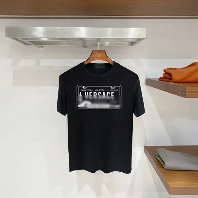 Versace T-Shirts Graphic Print Crew Neck product detail image 5