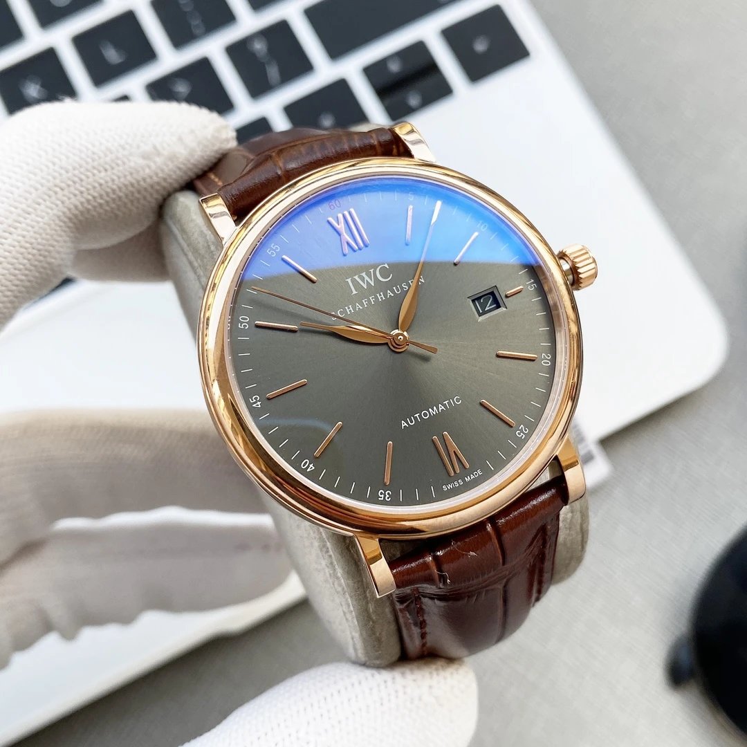 IWC Portugieser Automatic Watch - Blue/White/Grey Dial