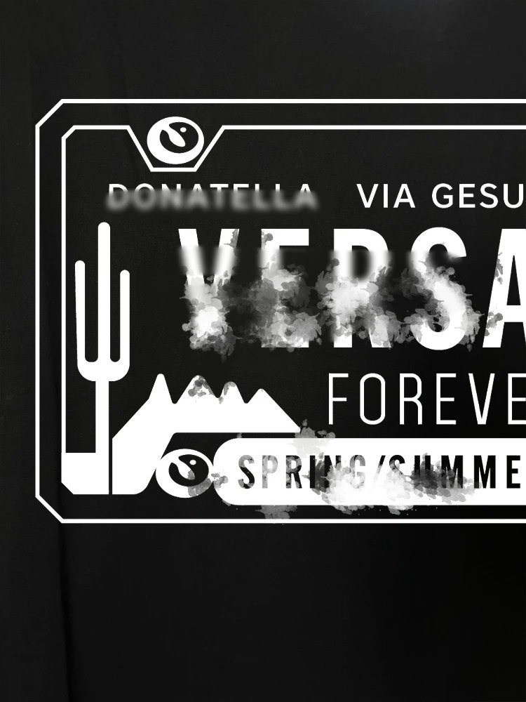 Versace T-Shirts Graphic Print Crew Neck image 3