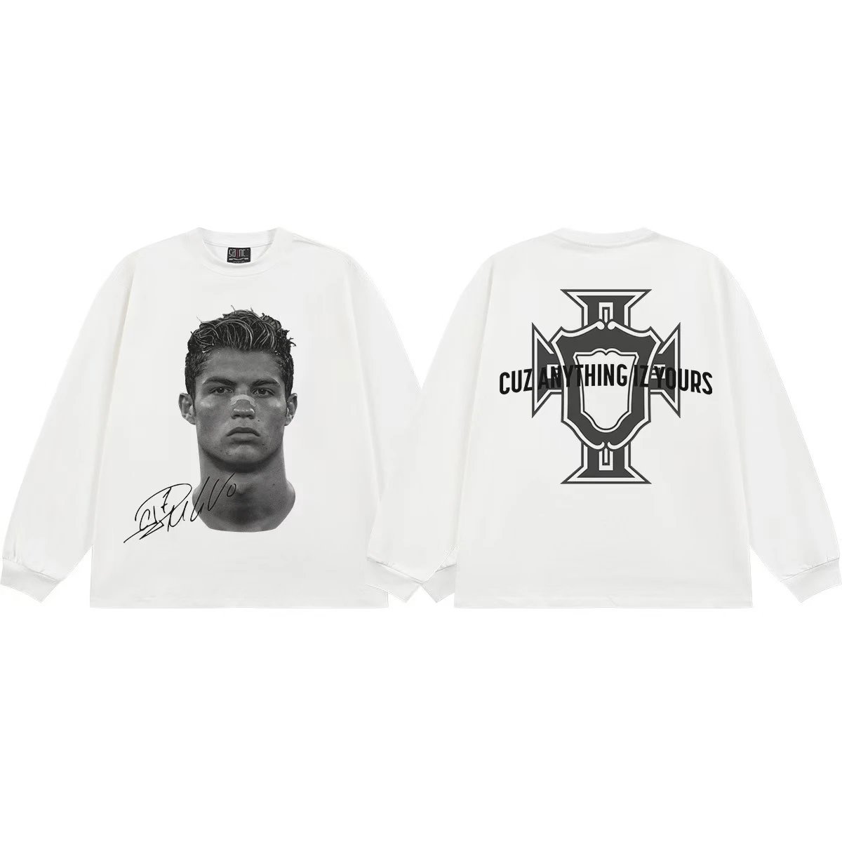 White long sleeves