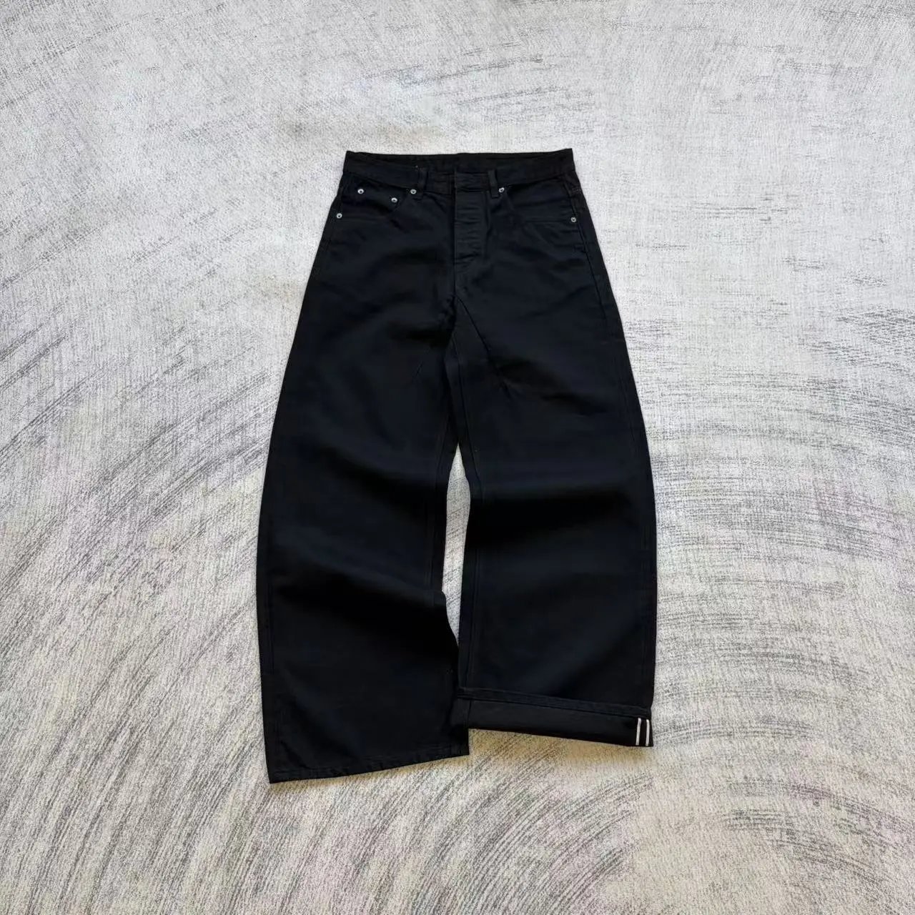 Fyred World Selvedge Curved Knife Jeans [Black]