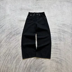 thumbnail for Fmade red trimmed back fabric