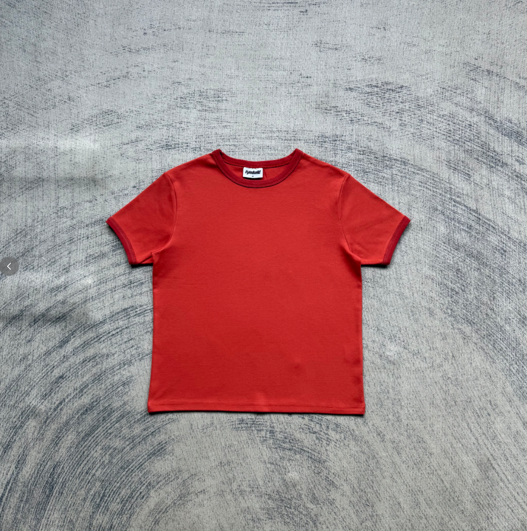 Fyredwrld Ringer T-shirt Red