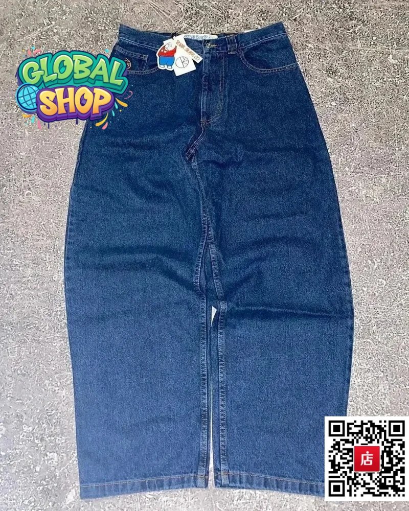 Global Shop Global Shop N25 Dark Blue Jeans Navy