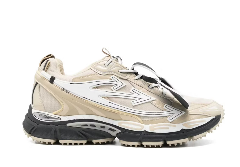 Off-White Odsy-1000 Beige Black Sneakers
