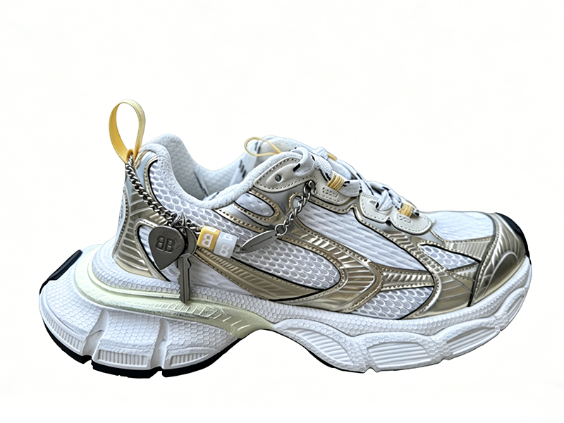 Balenciaga Runner White Gold Sneakers