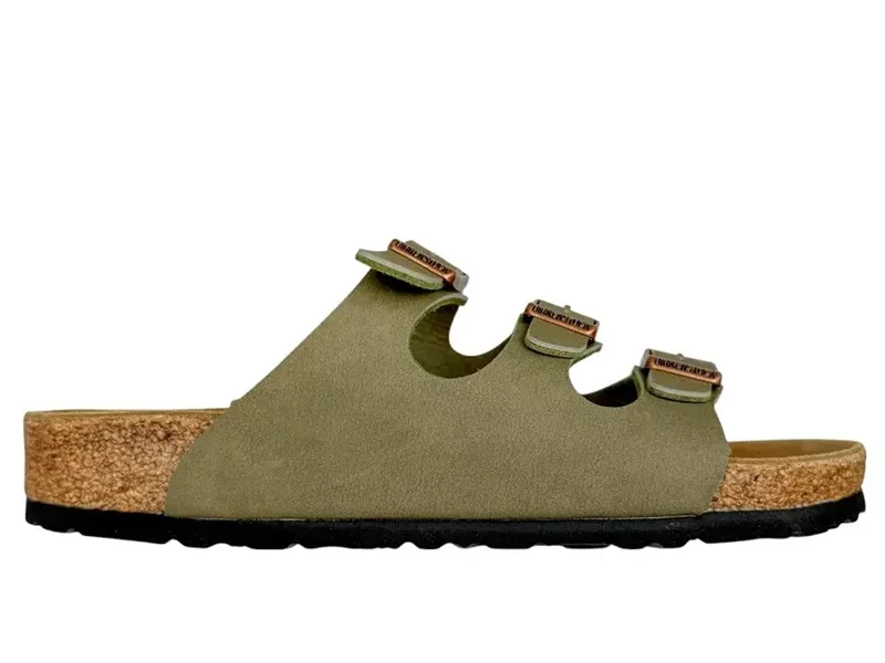 Birkenstock Florida Flex Platform Slides Verde