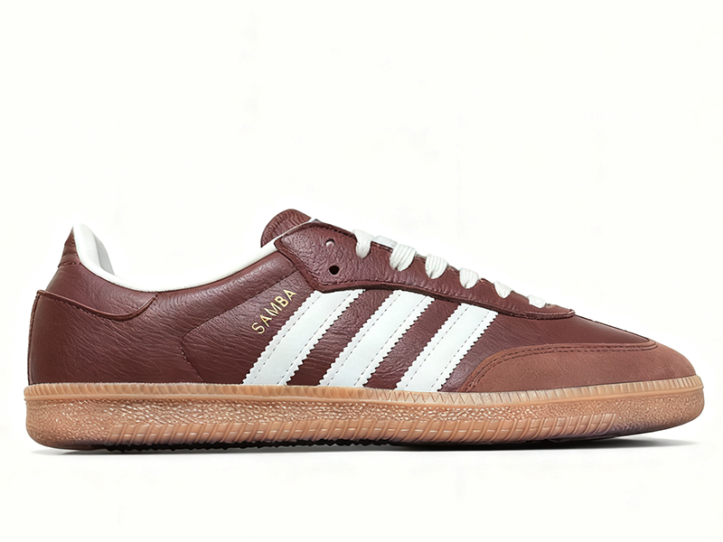 Adidas Samba Brown White Sneakers