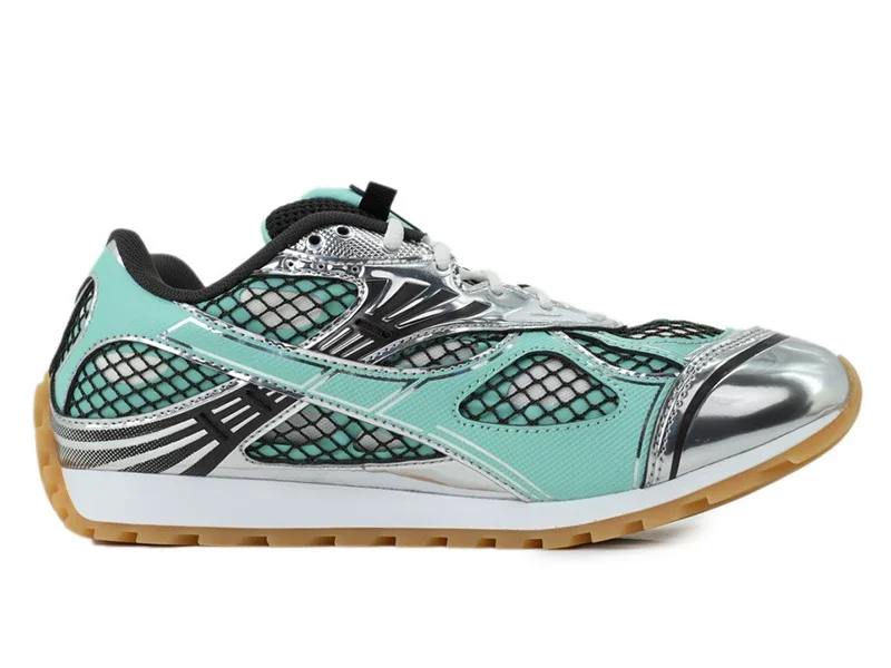 Bottega Veneta Orbit Sneaker Verde Oasis Espresso