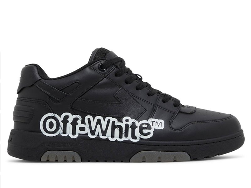 Off-White Out of Office Low Logo Print Black