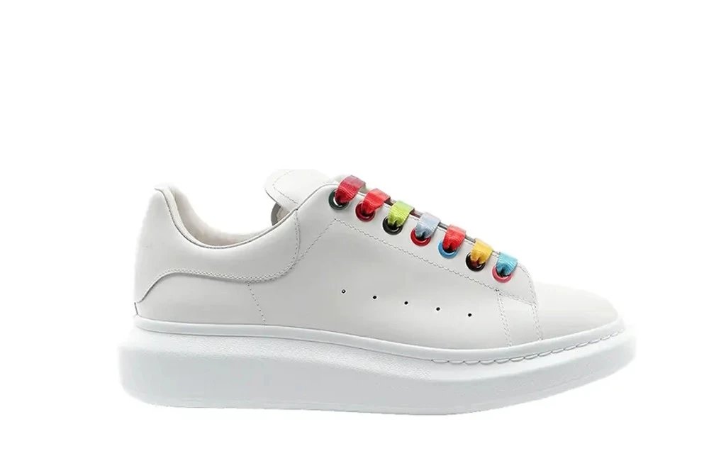 Alexander McQueen Oversized White Multicolor Sneakers