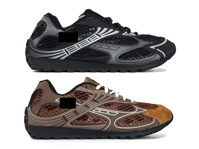 Bottega Veneta Orbit Sneaker Negro/Marrón