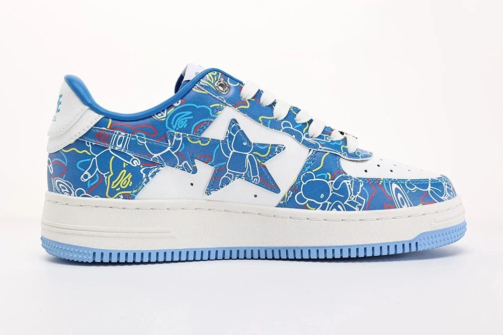 BAPE Sta Medicom Toy Bearbrick Camo Blue