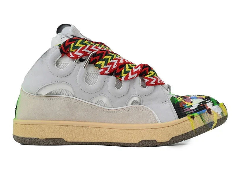 Lanvin Gallery Dept Curb Sneakers Blanco