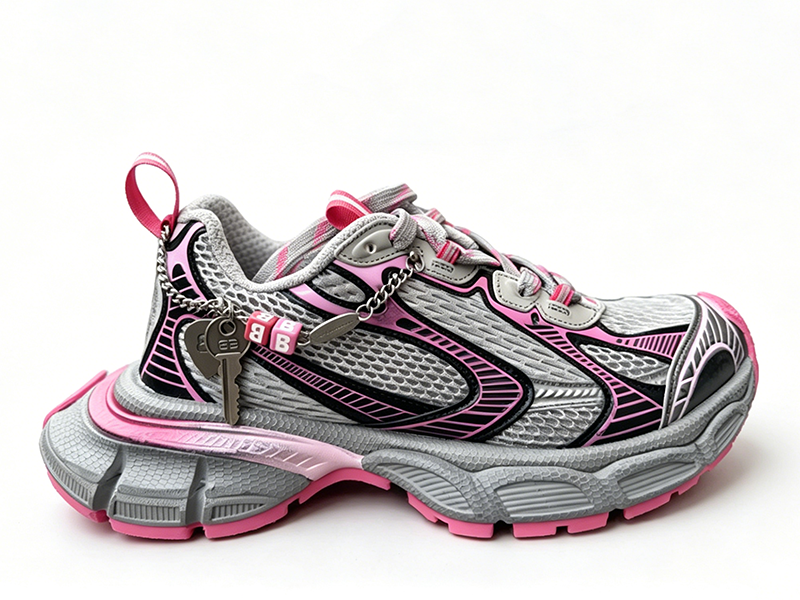 Balenciaga Track Pink Grey Sneakers