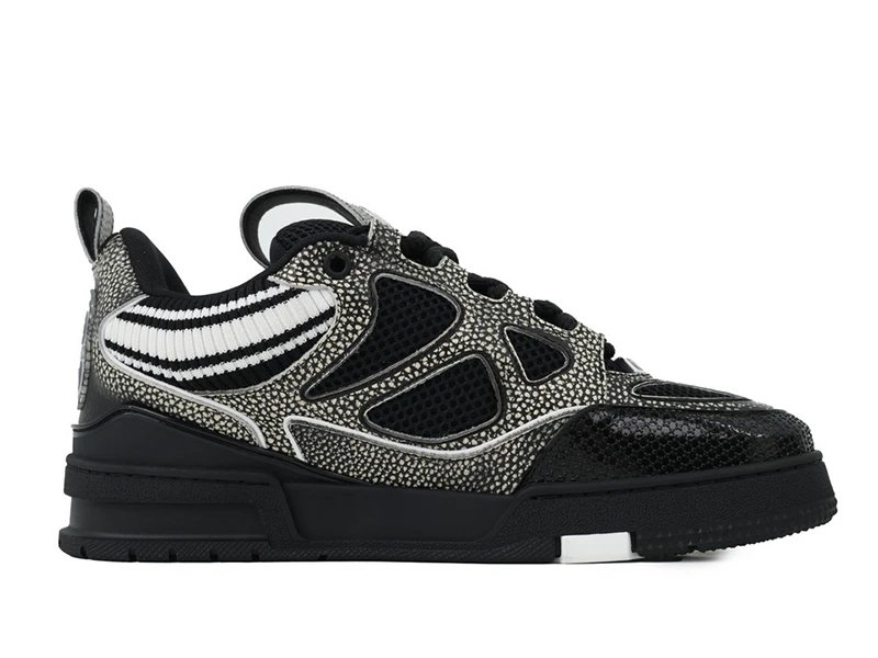 L0uisvuit0n Skate Woolen Fabric Black