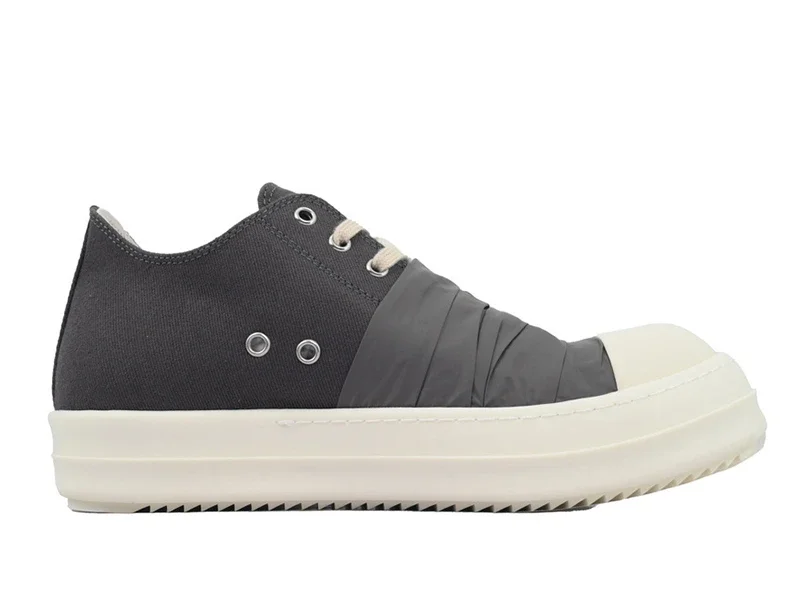 Rick Owens DRKSHDW Superficie Seda Gris Negro