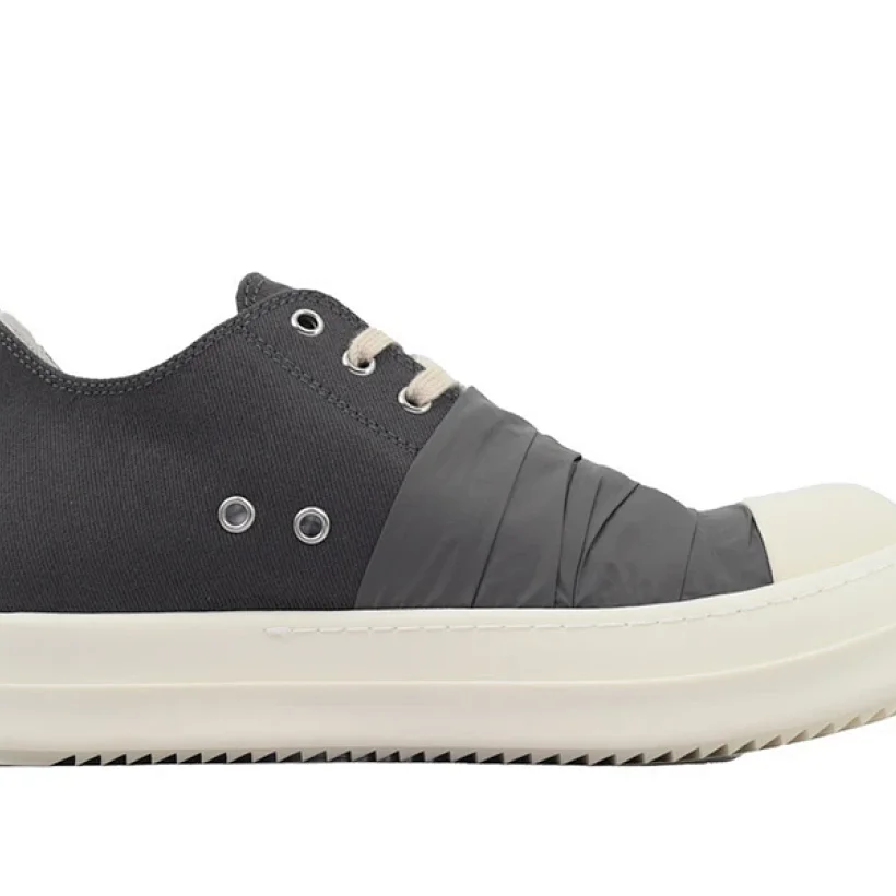 Rick Owens DRKSHDW Superficie Seda Gris Negro