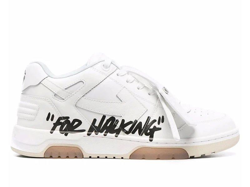 Off-White Out Of Office Low Tops For Walking White Black