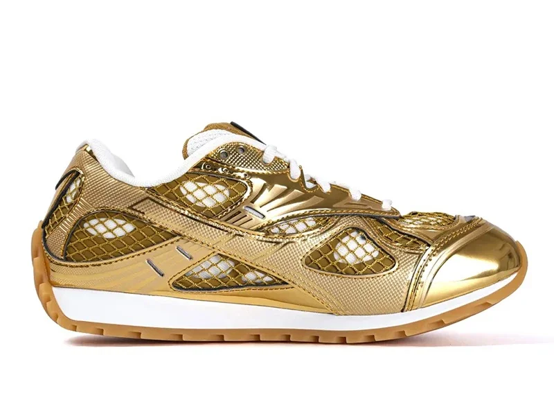 Bottega Veneta Orbit Sneakers Oro Blanco