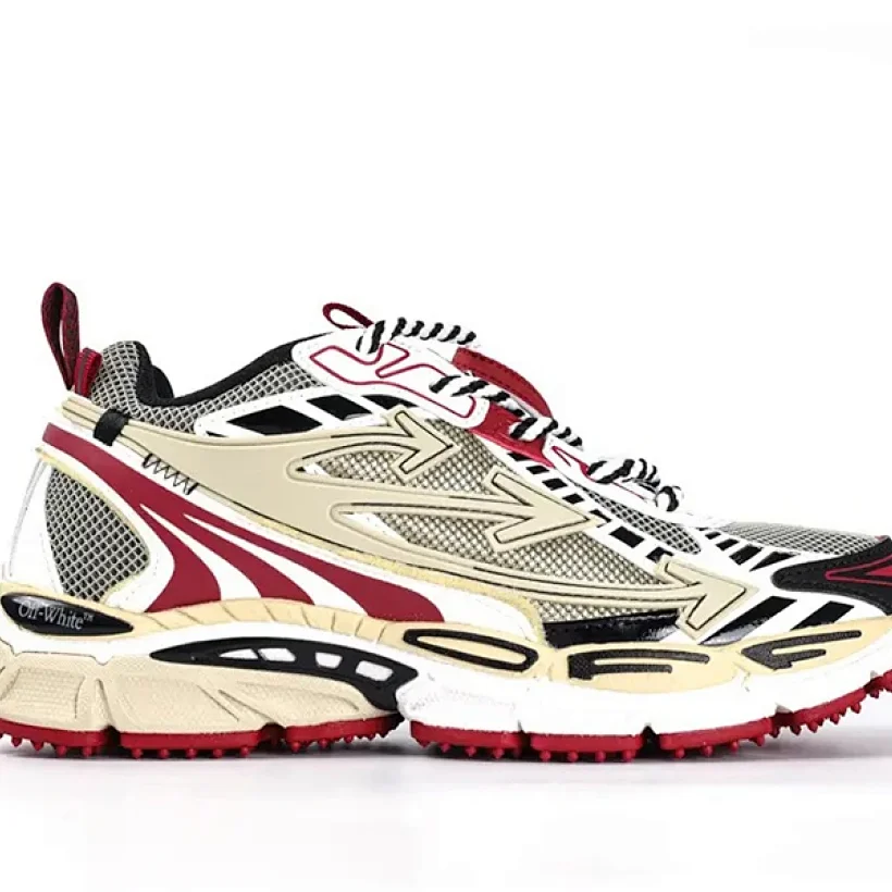 Off-White Be Right Back Beige Red