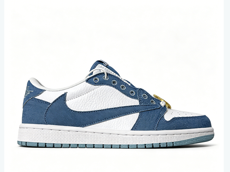 Jordan Air Jordan 1 Low White Blue Sneakers