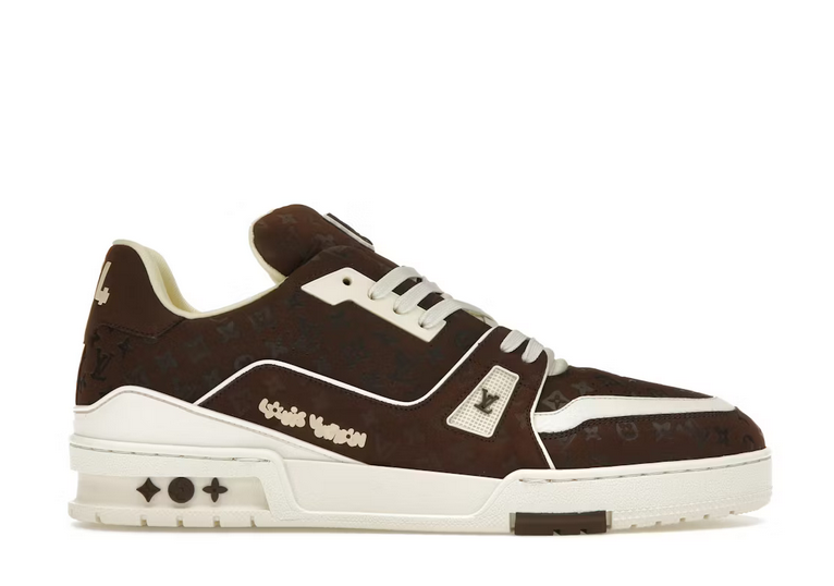 Louis Vuitton LV Brown White Sneakers