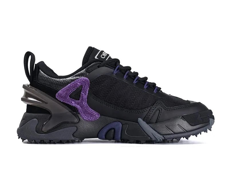 Off-White Odsy-1000 Black Purple Sneakers