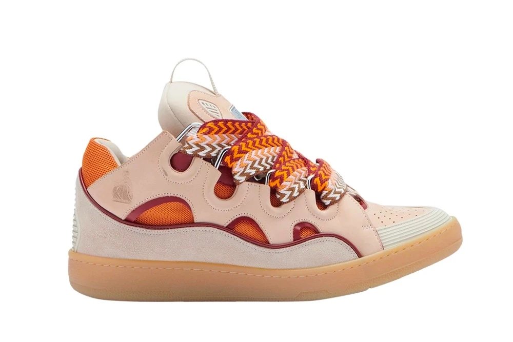 Lanvin Curb Sneaker Pale Pink Mango Women's