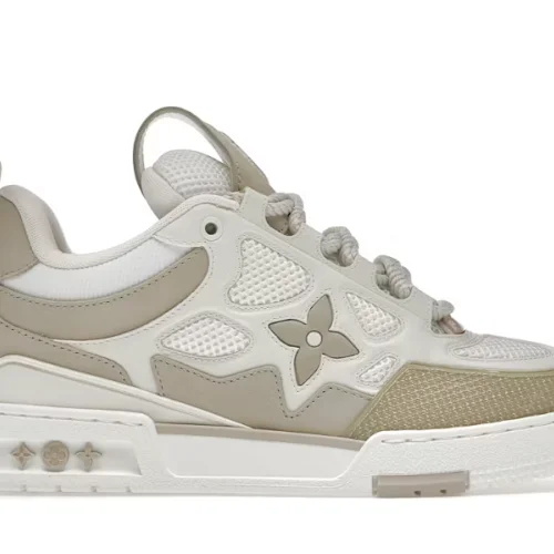 Zapatilla de Skate Beige y Blanca