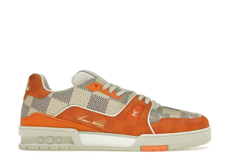 Louis Vuitton LV Orange Beige Sneakers