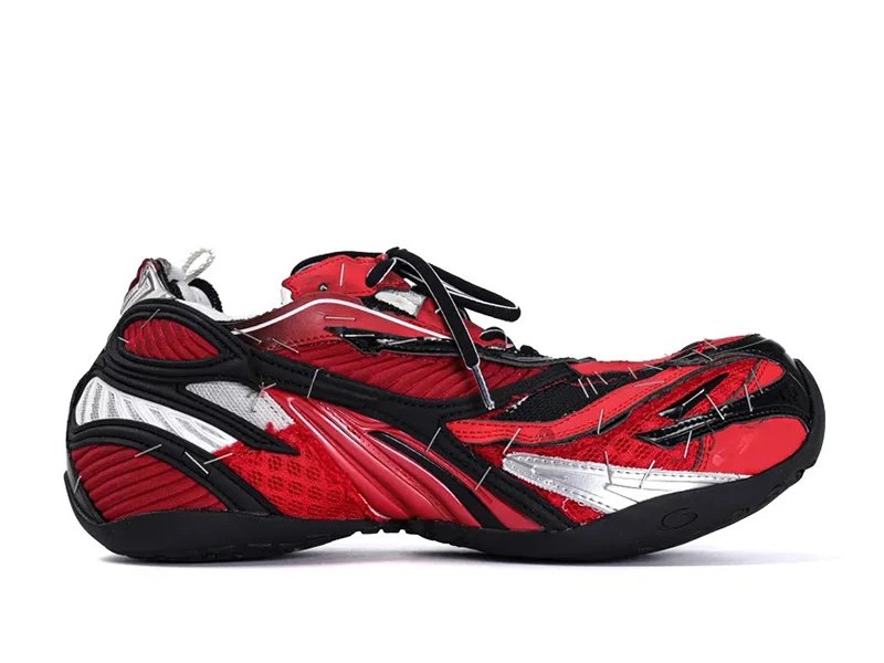 Maison Mihara Yasuhiro Peterson Red Black Silver Sneakers