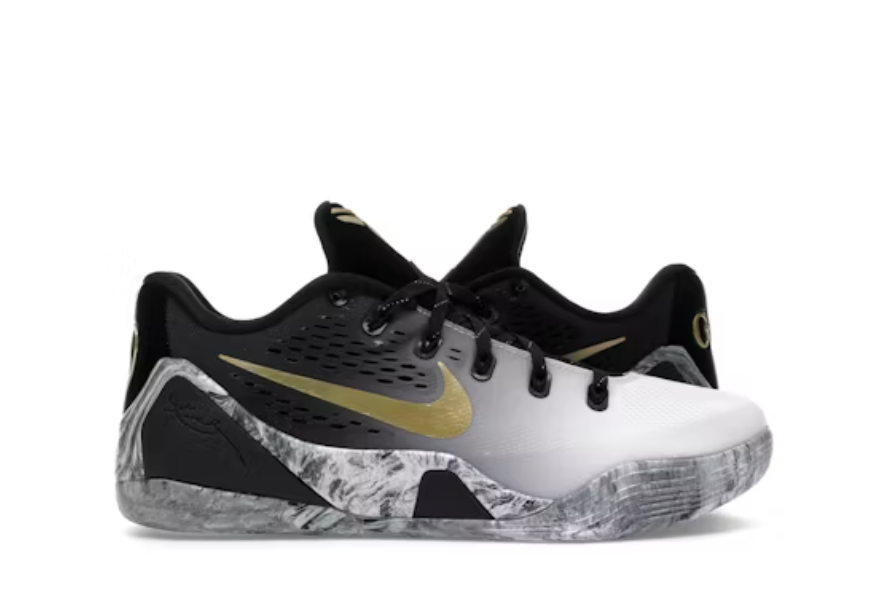 Nike Kobe 9 Elite Low Black Gold Sneakers