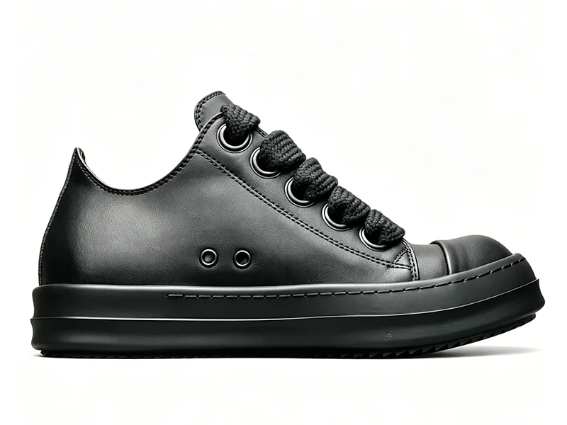 Rick Owens Concordians Jumbo Laced Low Negro