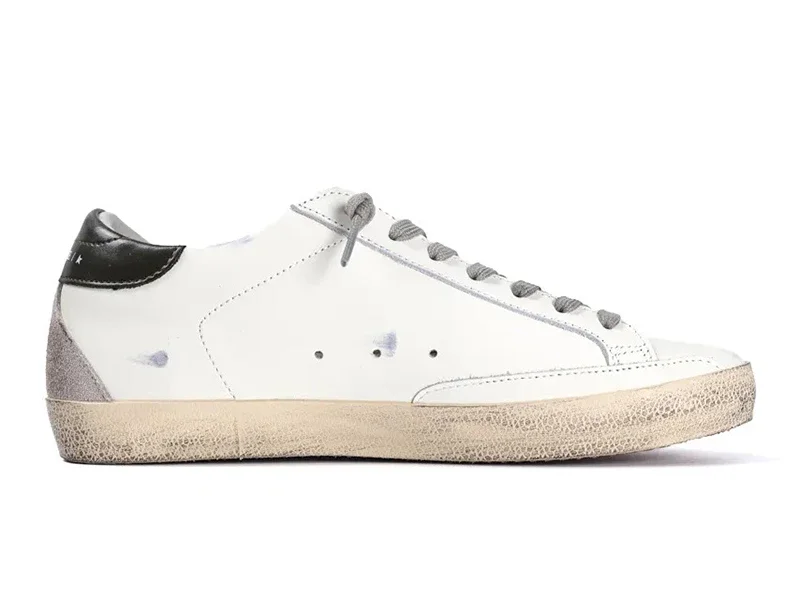 GGDB Super Star Sneakers Blanco Rojo Gris