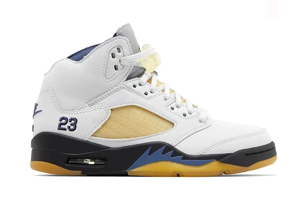 Jordan Air Jordan 5 Visible White Blue Sneakers
