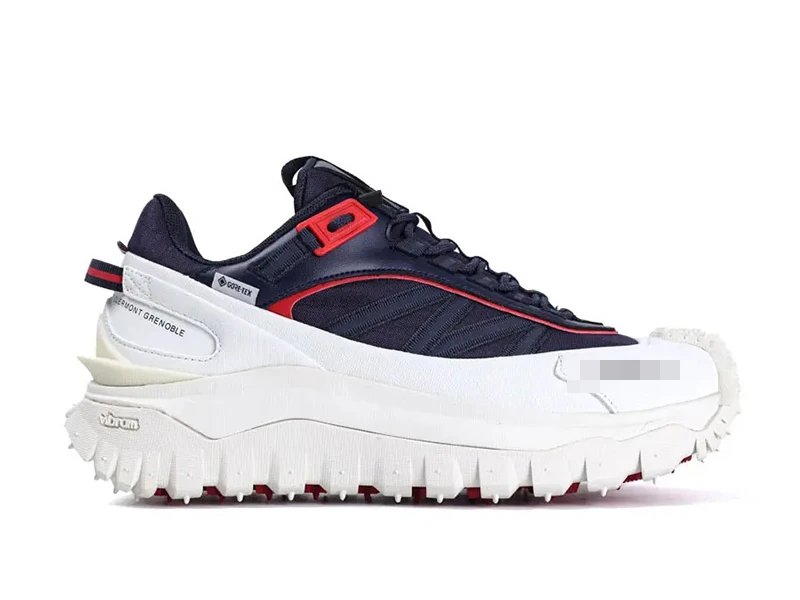 Moncler Grenoble Navy Red White Sneakers