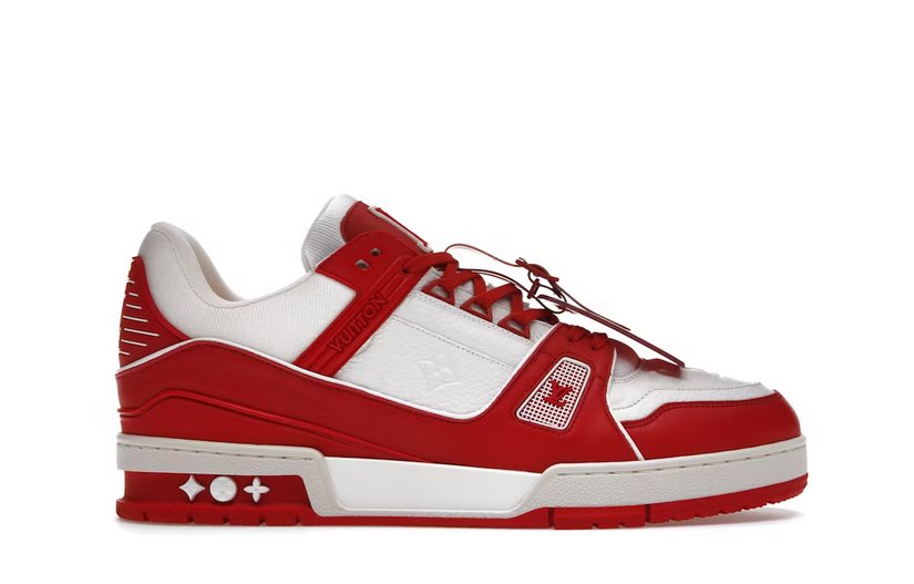 Louis Vuitton LV Red White Sneakers