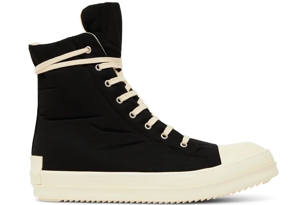 Rick Owens DRKSHDW Ramones Black White Sneakers