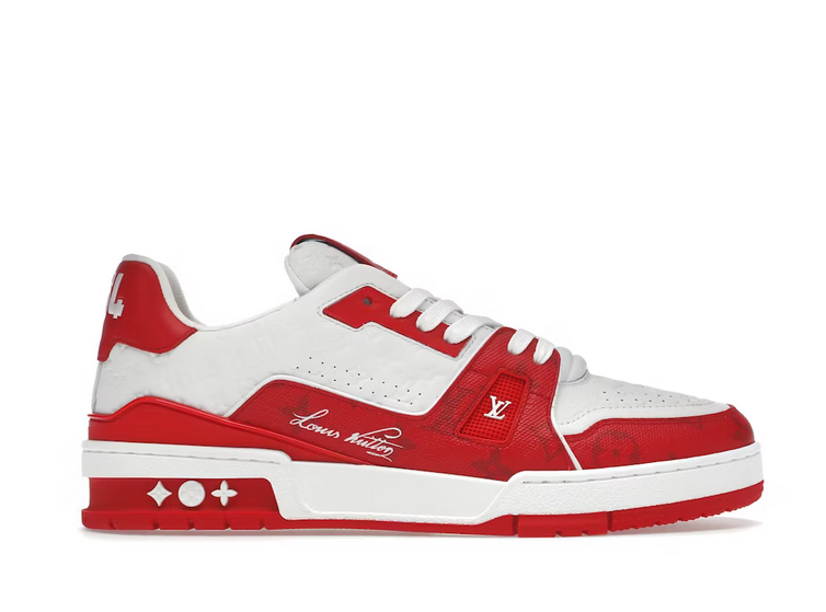 Louis Vuitton LV Red White Sneakers