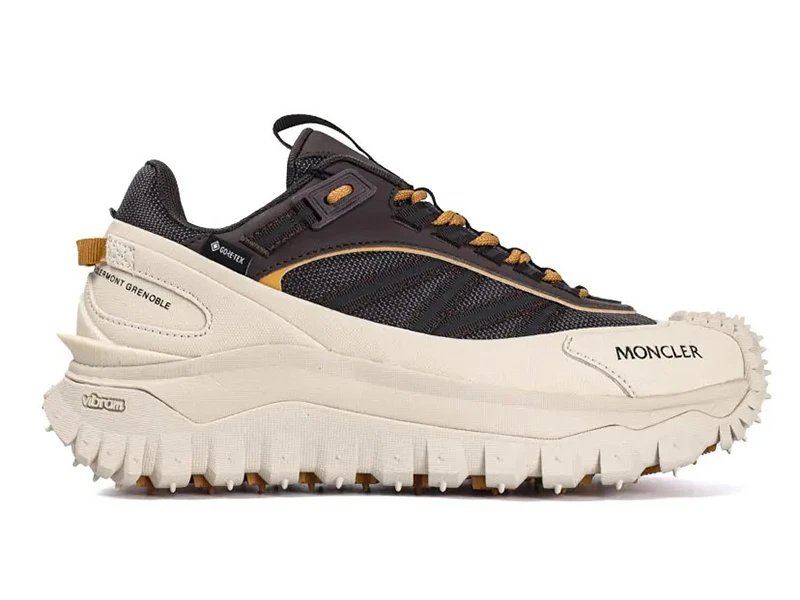 Moncler Grenoble Trailgrip GTX Black White Sneakers