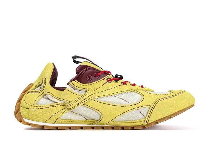 Maison Mihara Yasuhiro Peterson Yellow Burgundy Sneakers