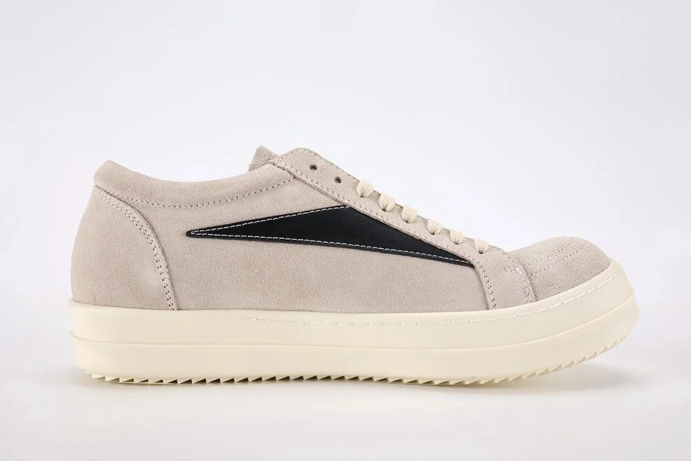 Rick Owens Sneakers Bajos Beige