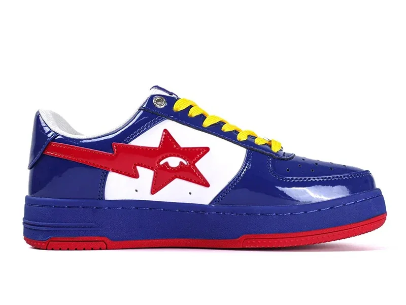 KidSuper x A Bathing Ape Bape Sta Azul Marino