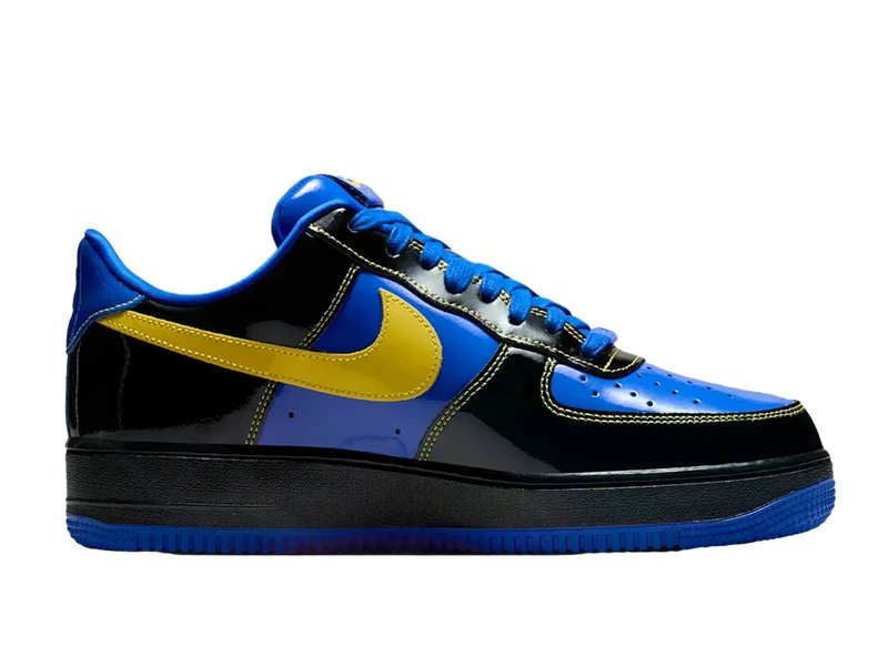 Nike Air Force 1 Blue Yellow Sneakers