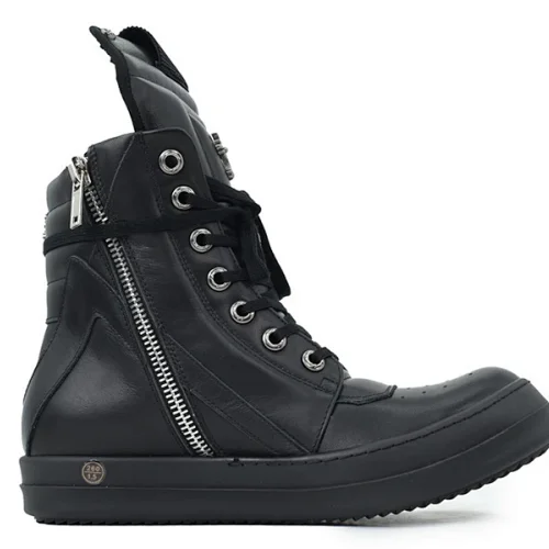 Chrome Hearts Rick Owens Geobasket Negro