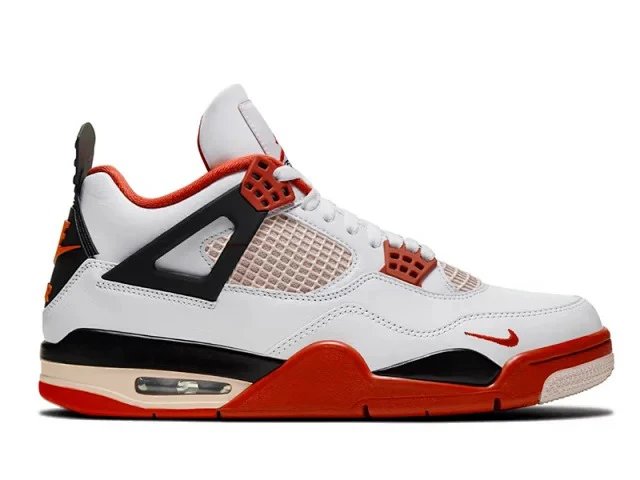Jordan Air Jordan 4 Image White Red Black Sneakers