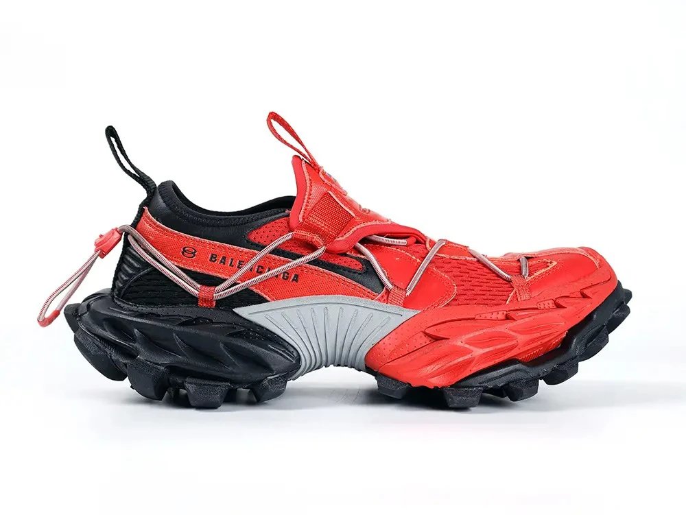 Balenciaga Track 3XL Red Black Sneakers