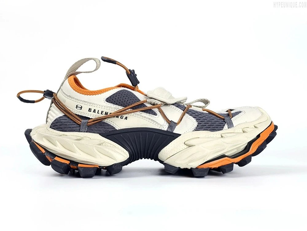 Balenciaga Track White Orange Sneakers